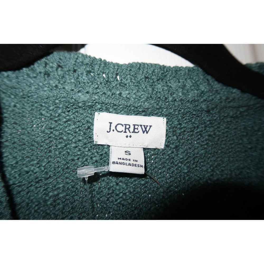 J.Crew Sweater Vest Green Small CC114 Sleeveless Knit Office Casual - Picture 5 of 8